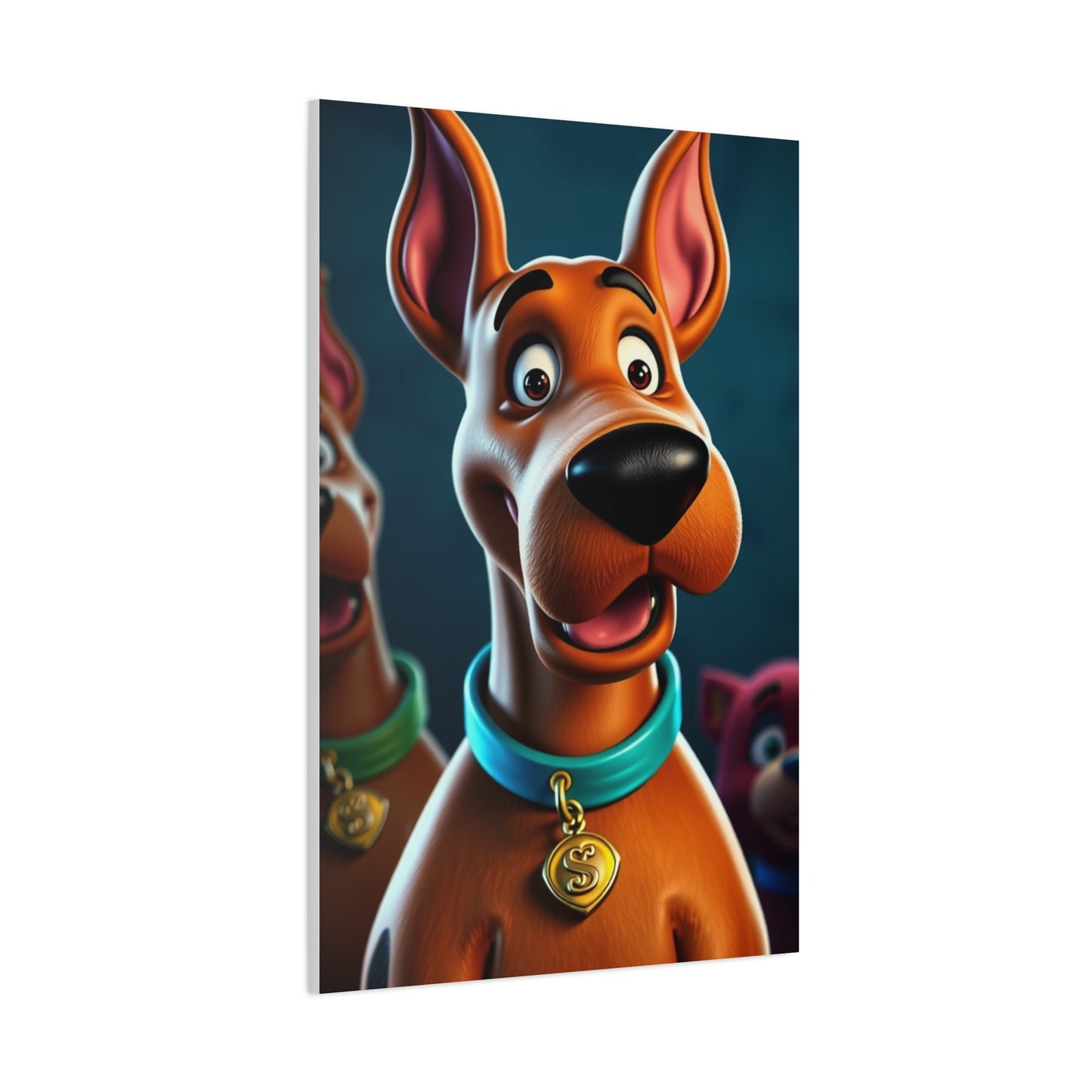 Scooby-Doo (TV Series) Characters Art Refined Canvas Wall Art & Canvas Print