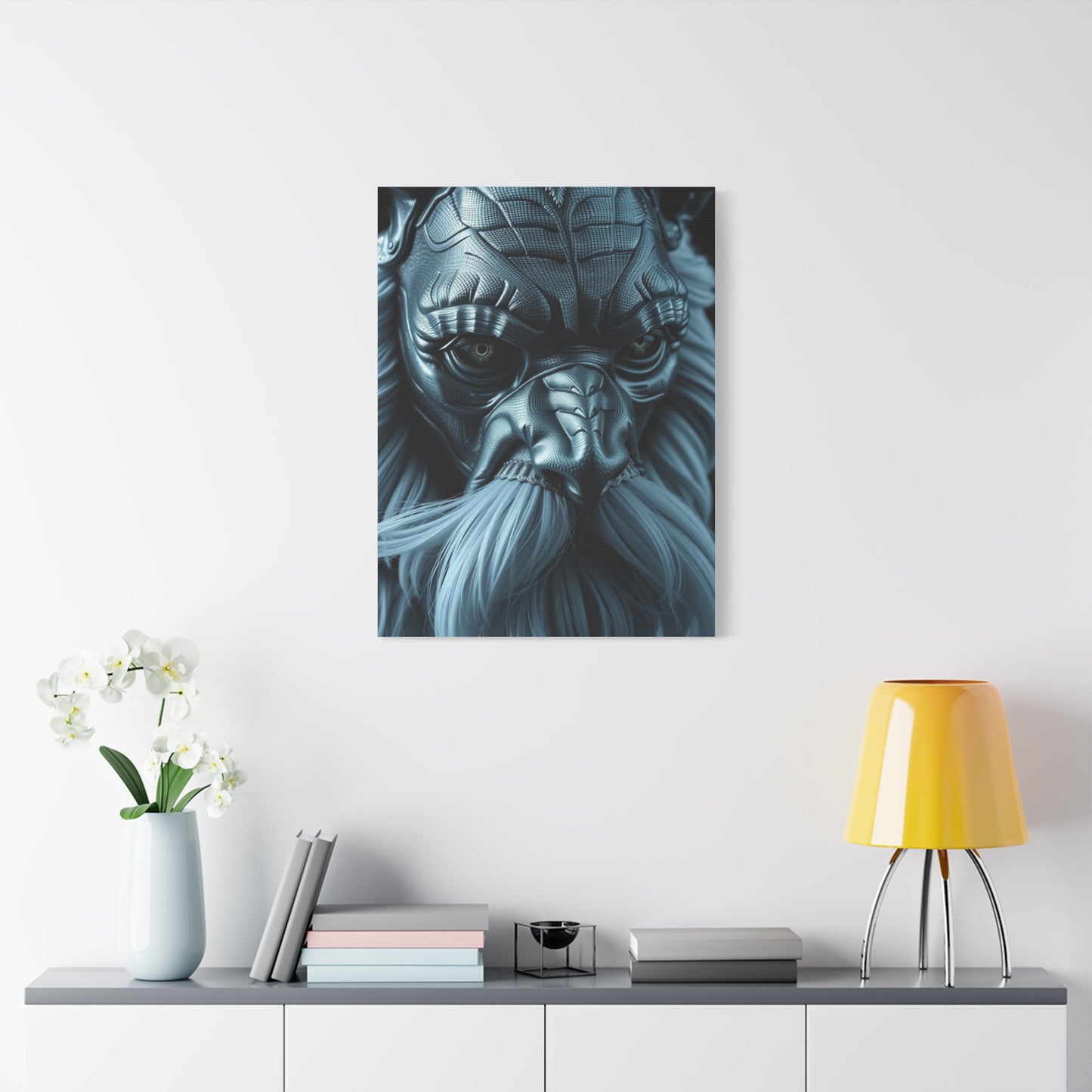 Gray & White Art Canvas Art 10 Wall Art & Canvas Print