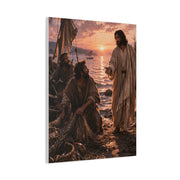 Calling of the Disciples Sunset Shore Wall Art & Canvas Print
