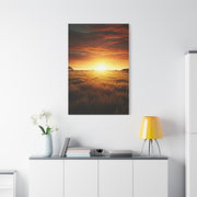 Sunrise Over Wild Grasslands Wall Art & Canvas Prints