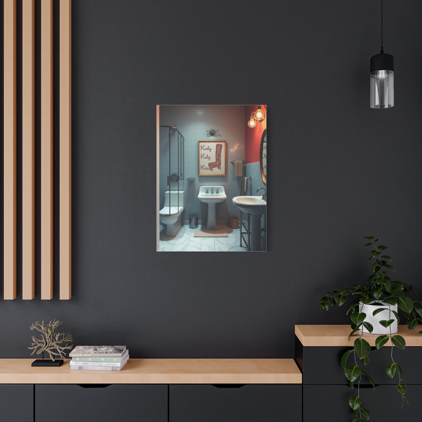 Kid’s Bathroom Art Refined Canvas Wall Art & Canvas Print