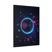 Pixel Orbit Universe Wall Art & Canvas Prints