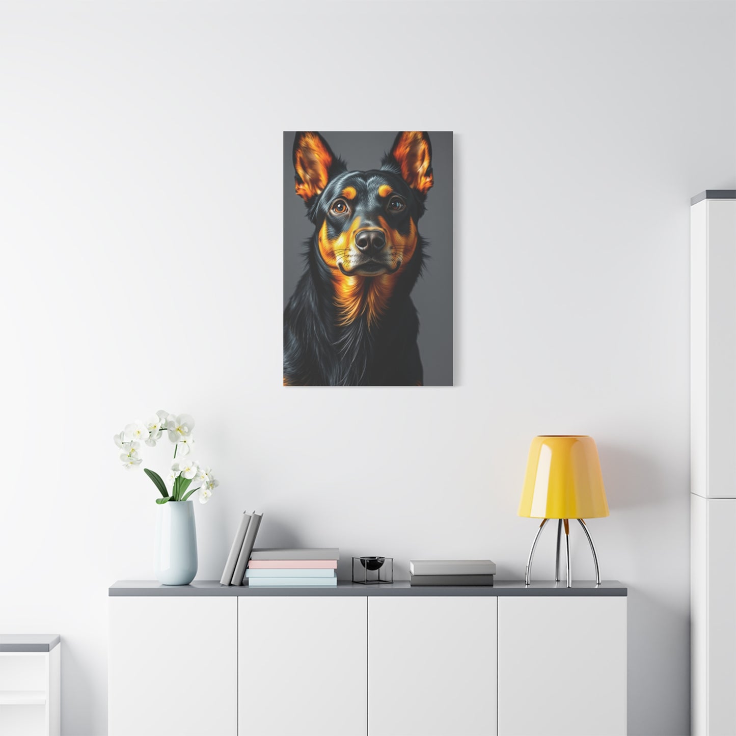 Black and Tan Art Luxury Canvas Wall Art & Canvas Print