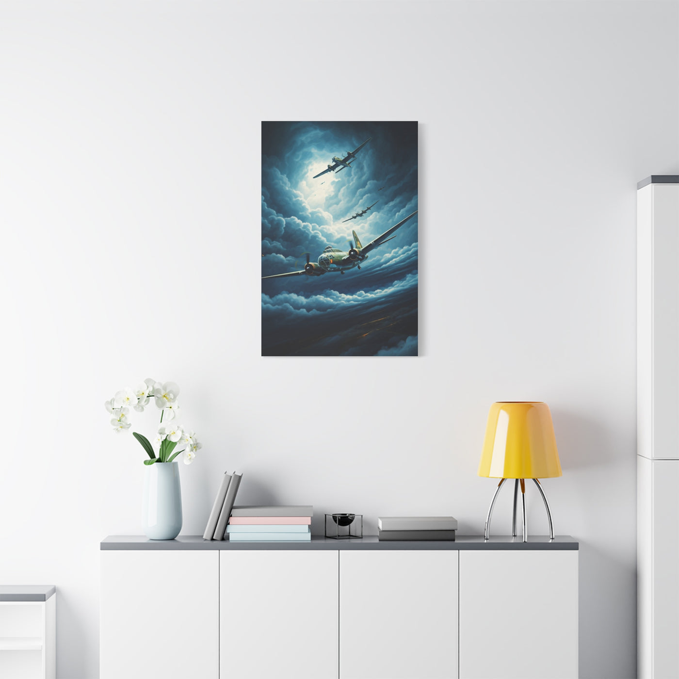 Thunder Squadron Dogfight Sky Wall Art & Canvas Prints