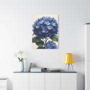 Indigo Hydrangea Bloom Wall Art & Canvas Print