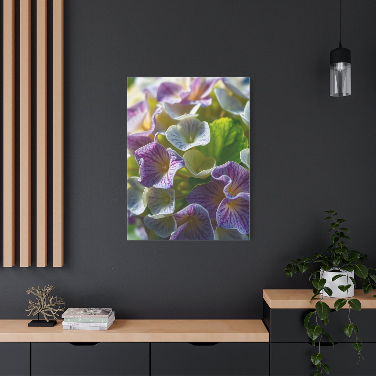 Hydrangea Flower Art Supreme Canvas Wall Art & Canvas Print