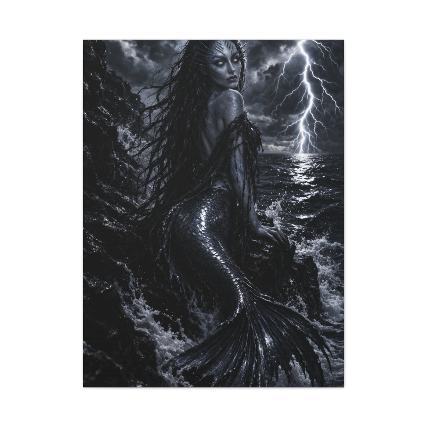 Stormborn Gothic Siren Wall Art & Canvas Print
