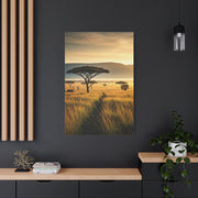 Golden Savannah Acacia Tree Horizon Wall Art & Canvas Prints