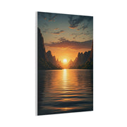 Tranquil Sunset Over Canyon Waters Wall Art & Canvas Prints