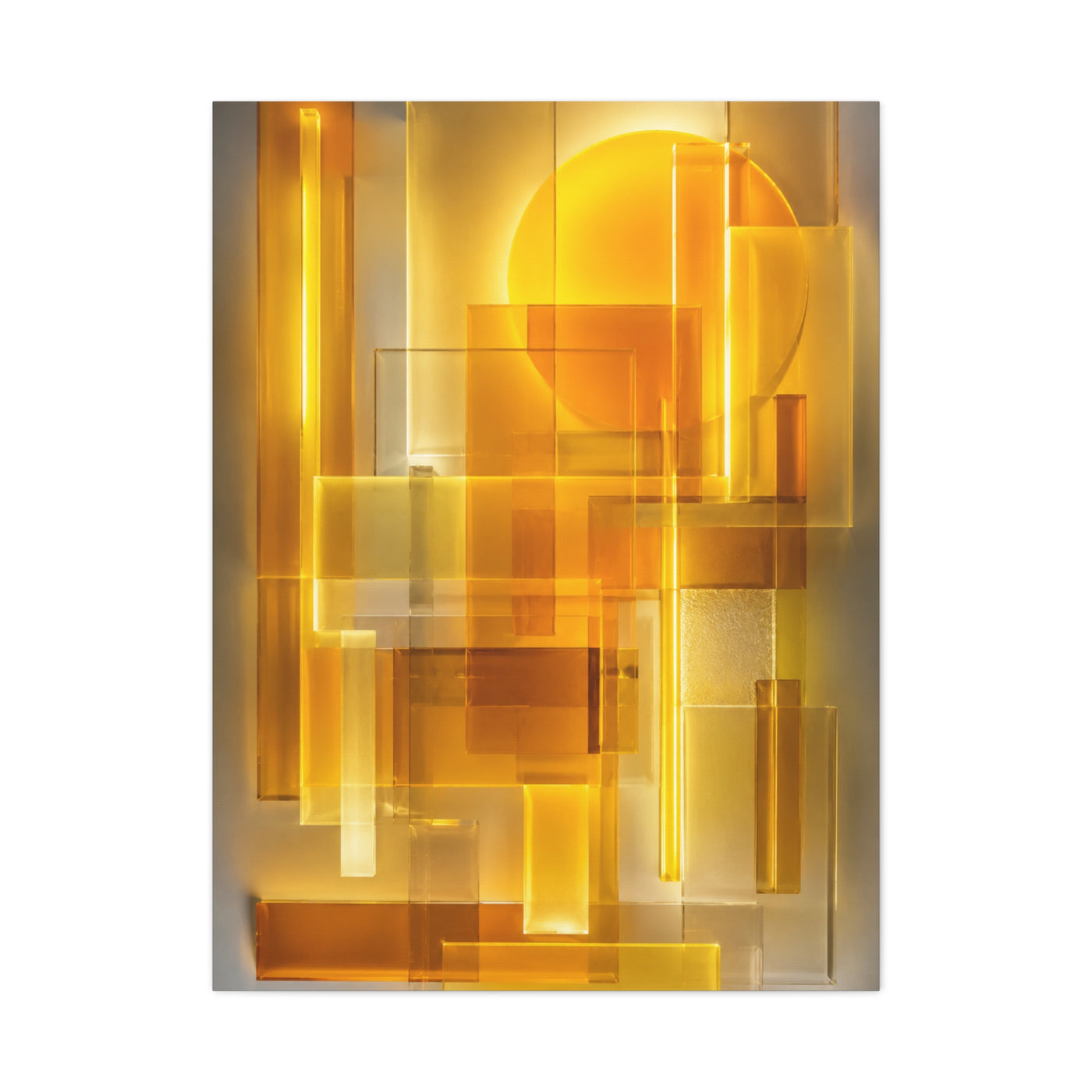 Acrylic Glass Luminous Panel Abstract Wall Art & Canvas Print