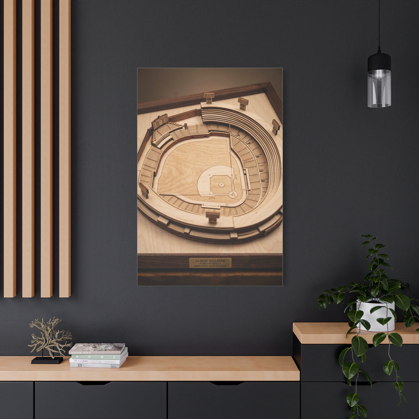 Classic Ballpark Replica Sports Wall Art & Canvas Print