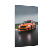 Subaru WRX STI Wet Circuit Rally Attack Wall Art & Canvas Prints