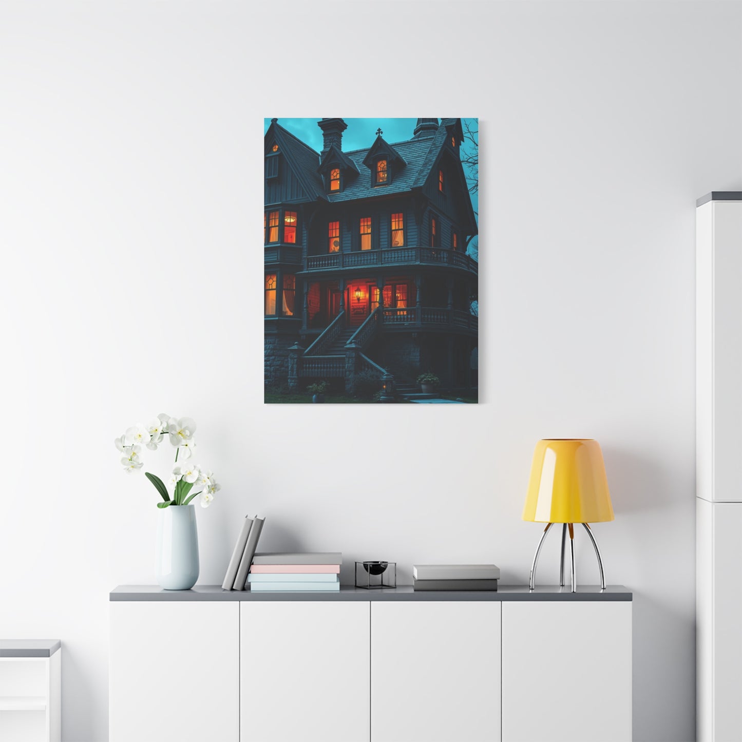 Haunted House Art Supreme Canvas Wall Art & Canvas Print