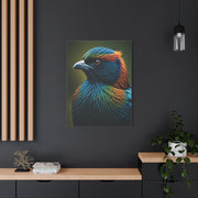 Vibrant Jewel-Toned Bird Portrait Wall Art & Canvas Prints
