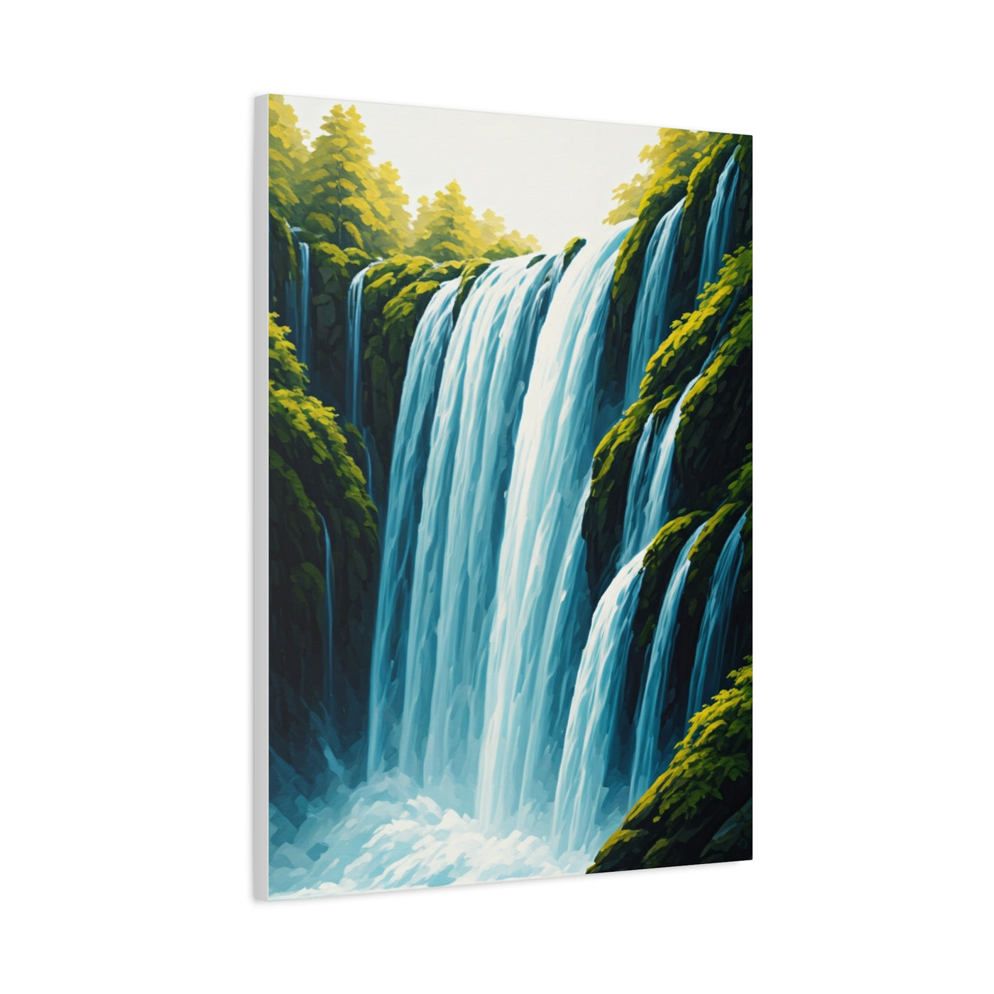 Lush Forest Waterfall Wall Art & Canvas Prints