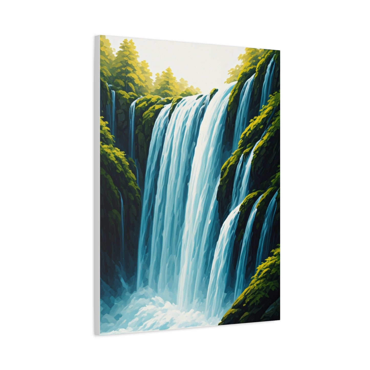 Lush Forest Waterfall Wall Art & Canvas Prints