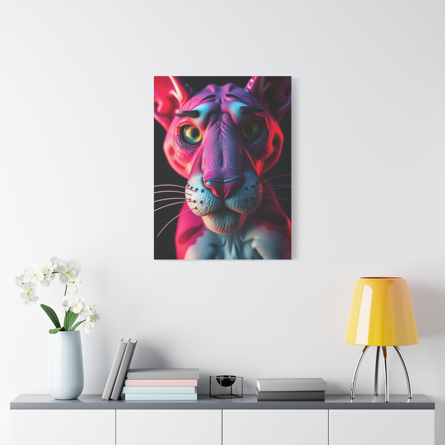 Fuchsia Predator Grandeur Wall Art & Canvas Print