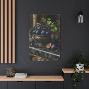 Fig & Wine Rustic Still Life Wall Art & Canvas Print