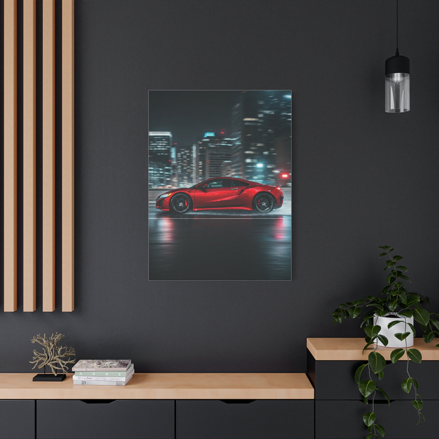 Acura NSX Modern City Presence Wall Art & Canvas Prints