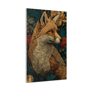 William Morris Style Ornamental Fox Wall Art & Canvas Print