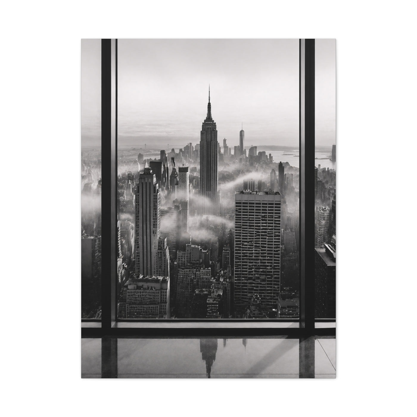 Empire State Window Perspective Wall Art & Canvas Print