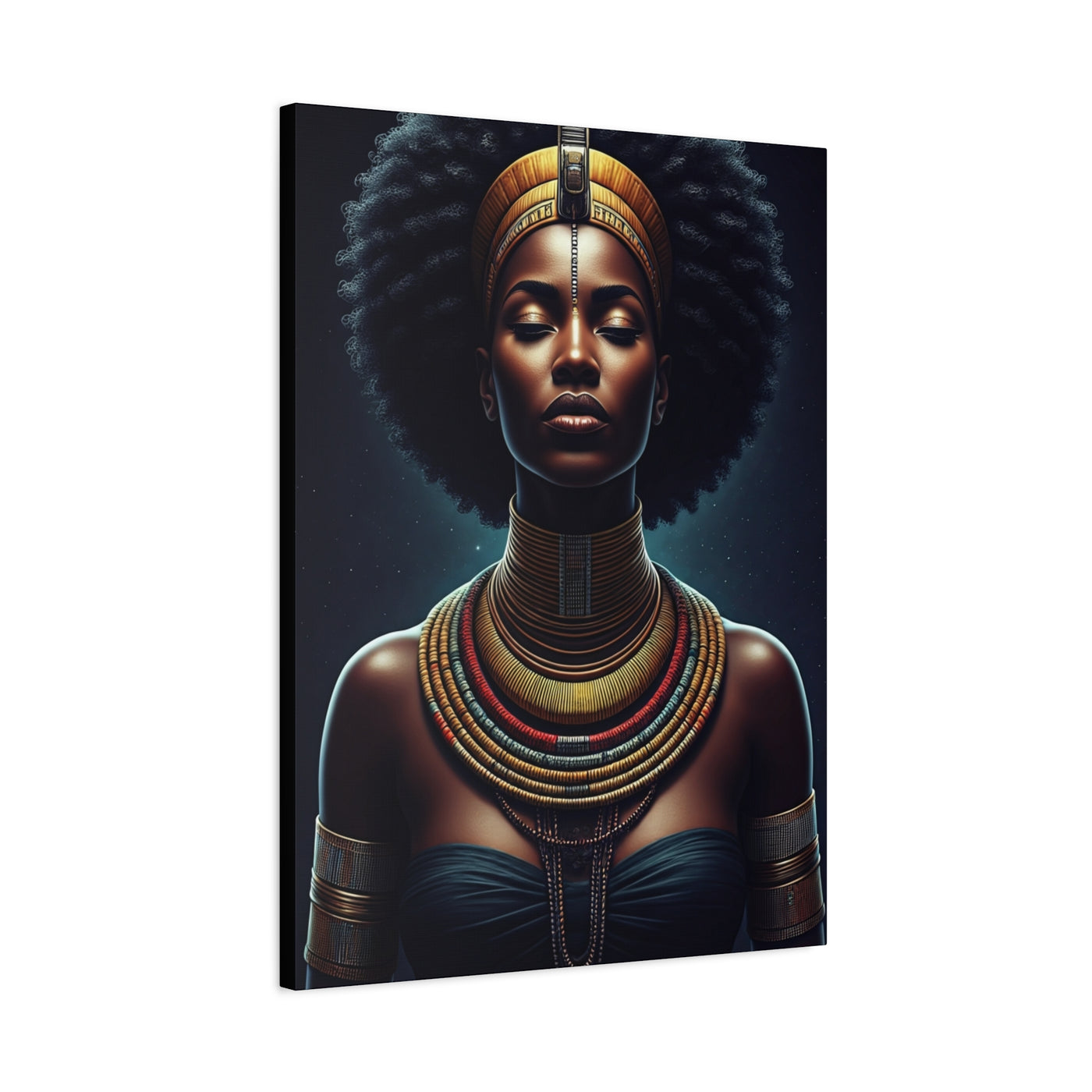 Regal African Queen Serenity Wall Art & Canvas Prints