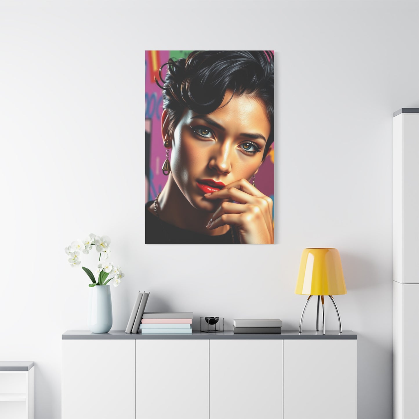 Avant-Garde Chromatic Tapestry Wall Art & Canvas Print