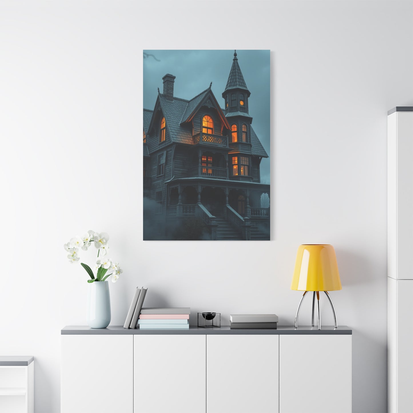 Supreme Haunted House Art Beautiful Collection Wall Art & Canvas Print
