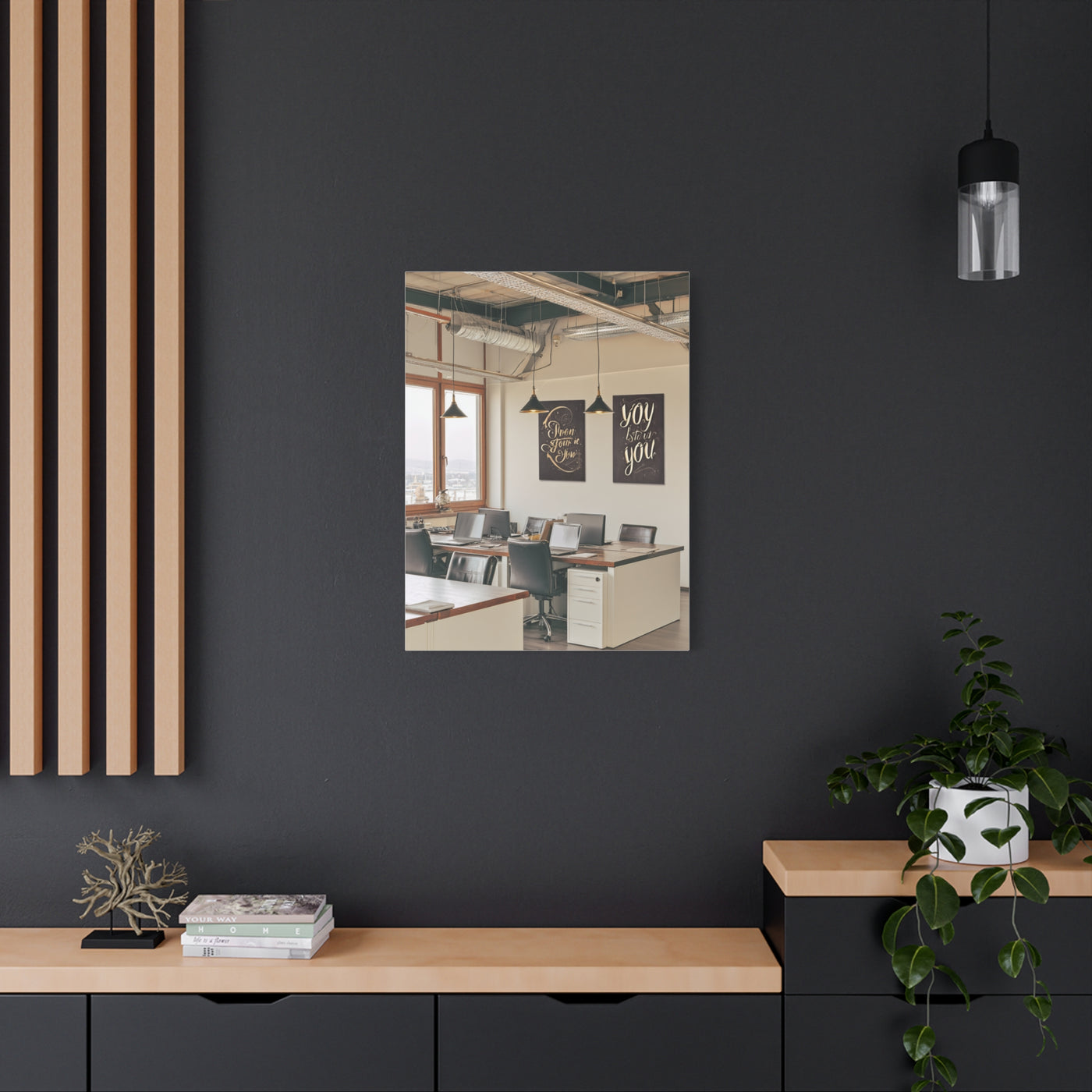 Modern Typography Motivational Wall Art & Canvas Print