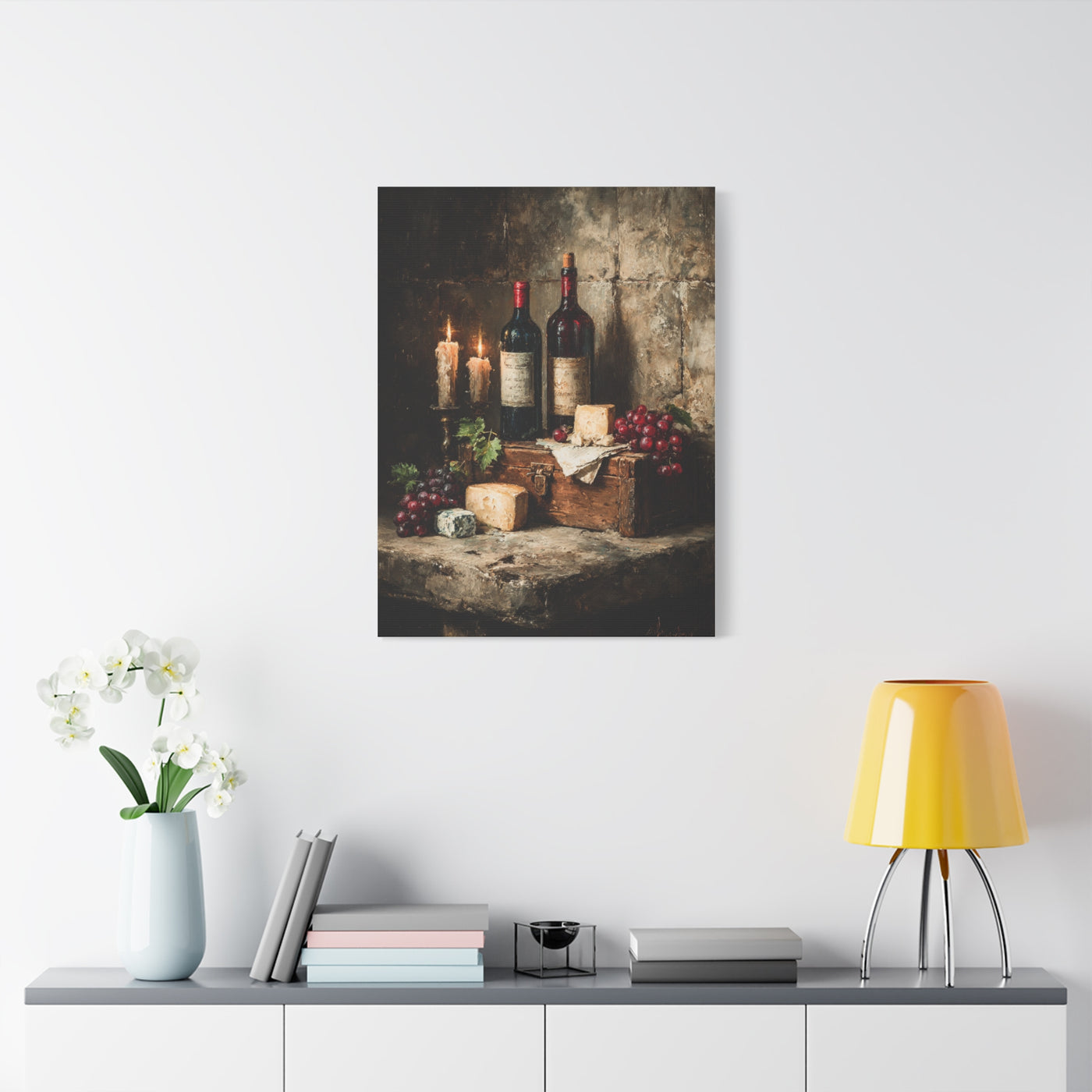 Vintage Wine Cellar Still Life Wall Art & Canvas Print