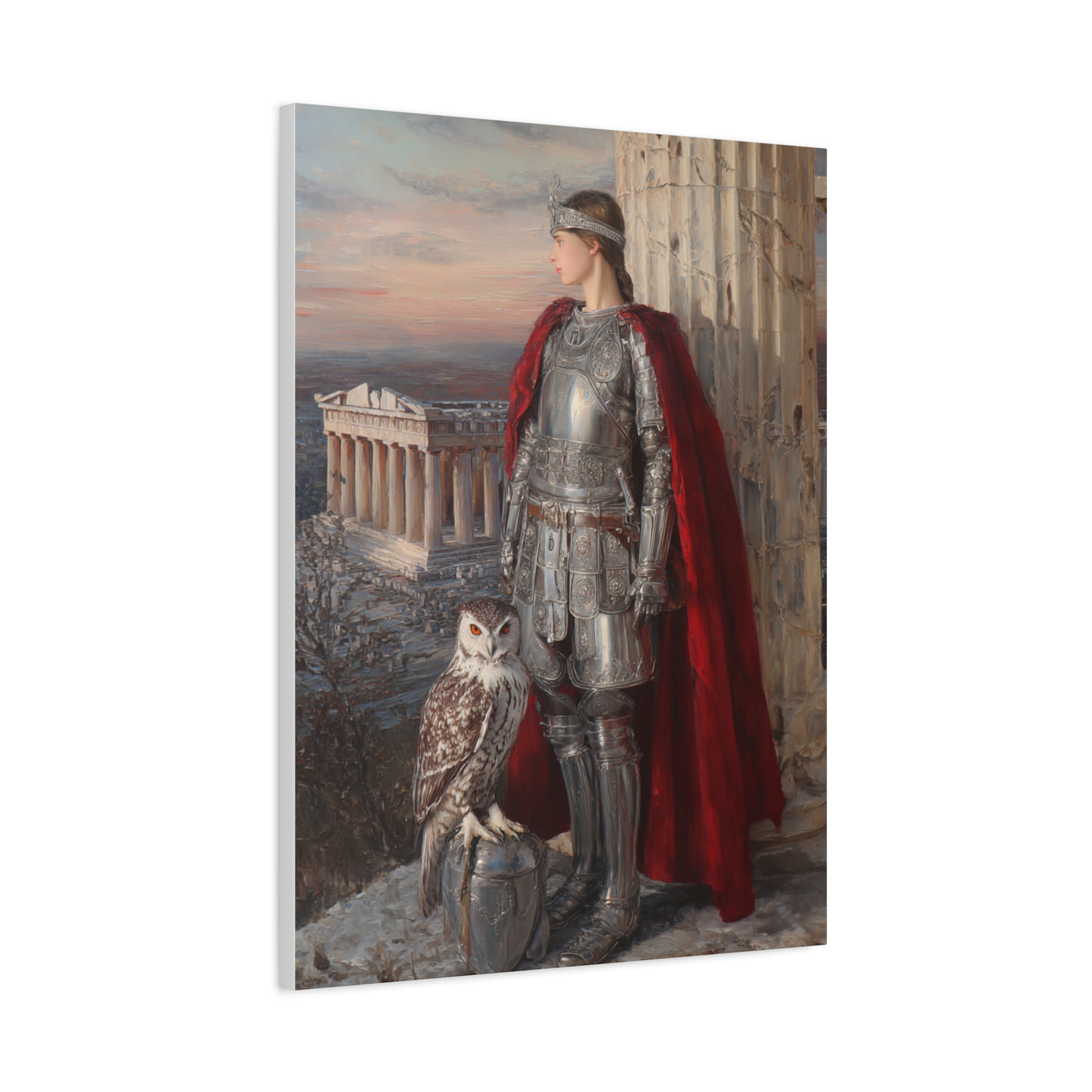 Athena Goddess of Wisdom Classical Painting Wall Art & Canvas Print