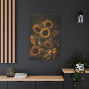 Old Master Sunflower Still Life Wall Art & Canvas Print