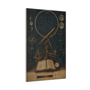 Antique Telescope & Celestial Study Wall Art & Canvas Print
