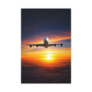 Sunset Horizon Flight Triumph Wall Art & Canvas Prints