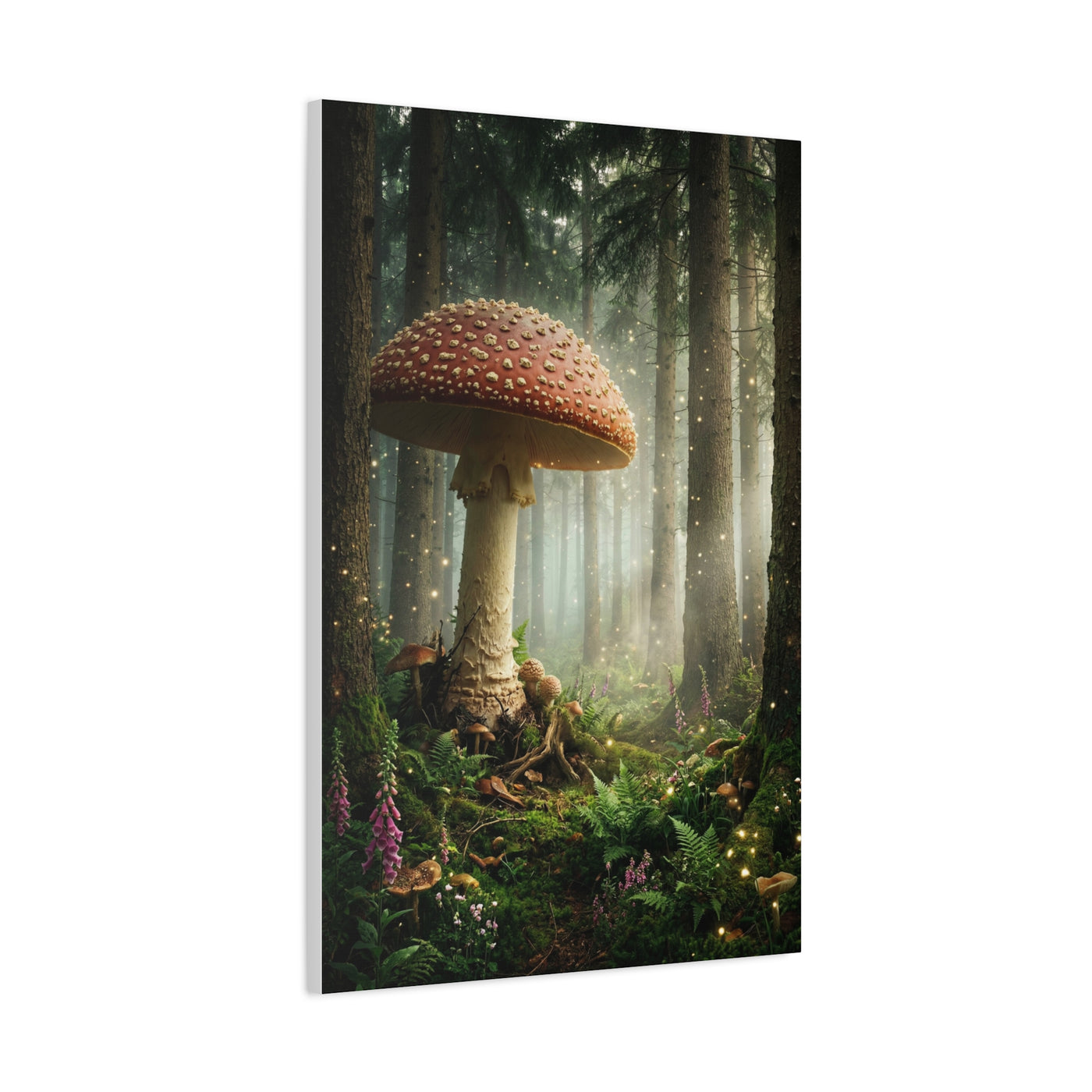 Enchanted Giant Amanita Forest Wall Art & Canvas Print