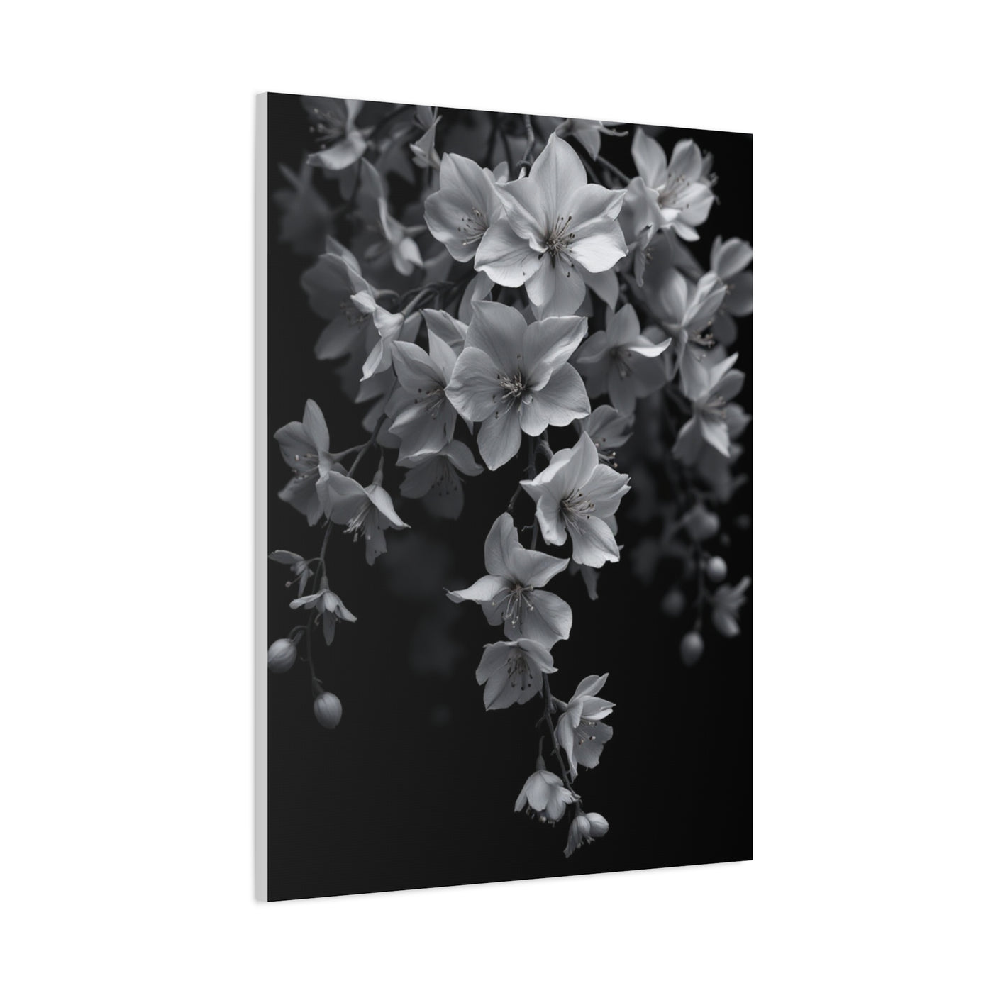 Cascading Cherry Blossom Branch Wall Art & Canvas Prints