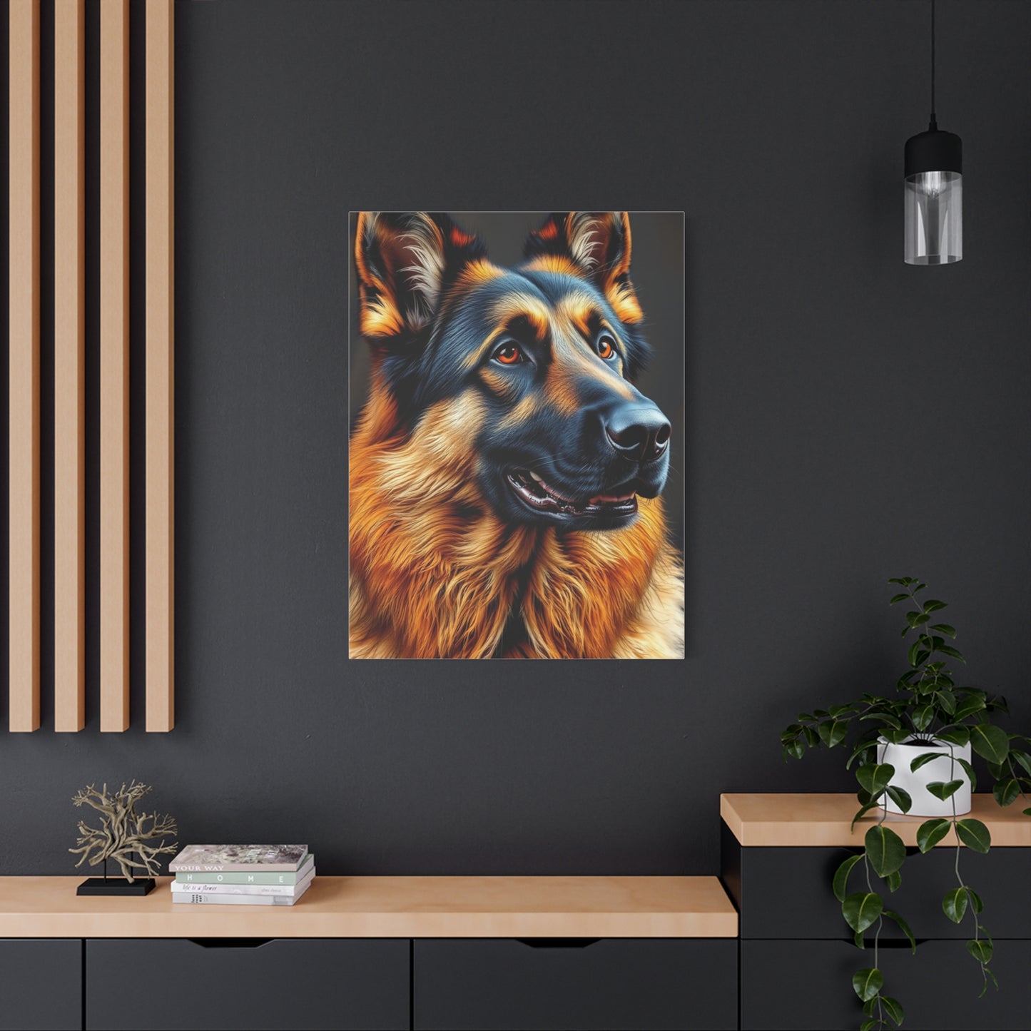 Masterpiece German Shepherd Art Vision Wall Art & Canvas Print