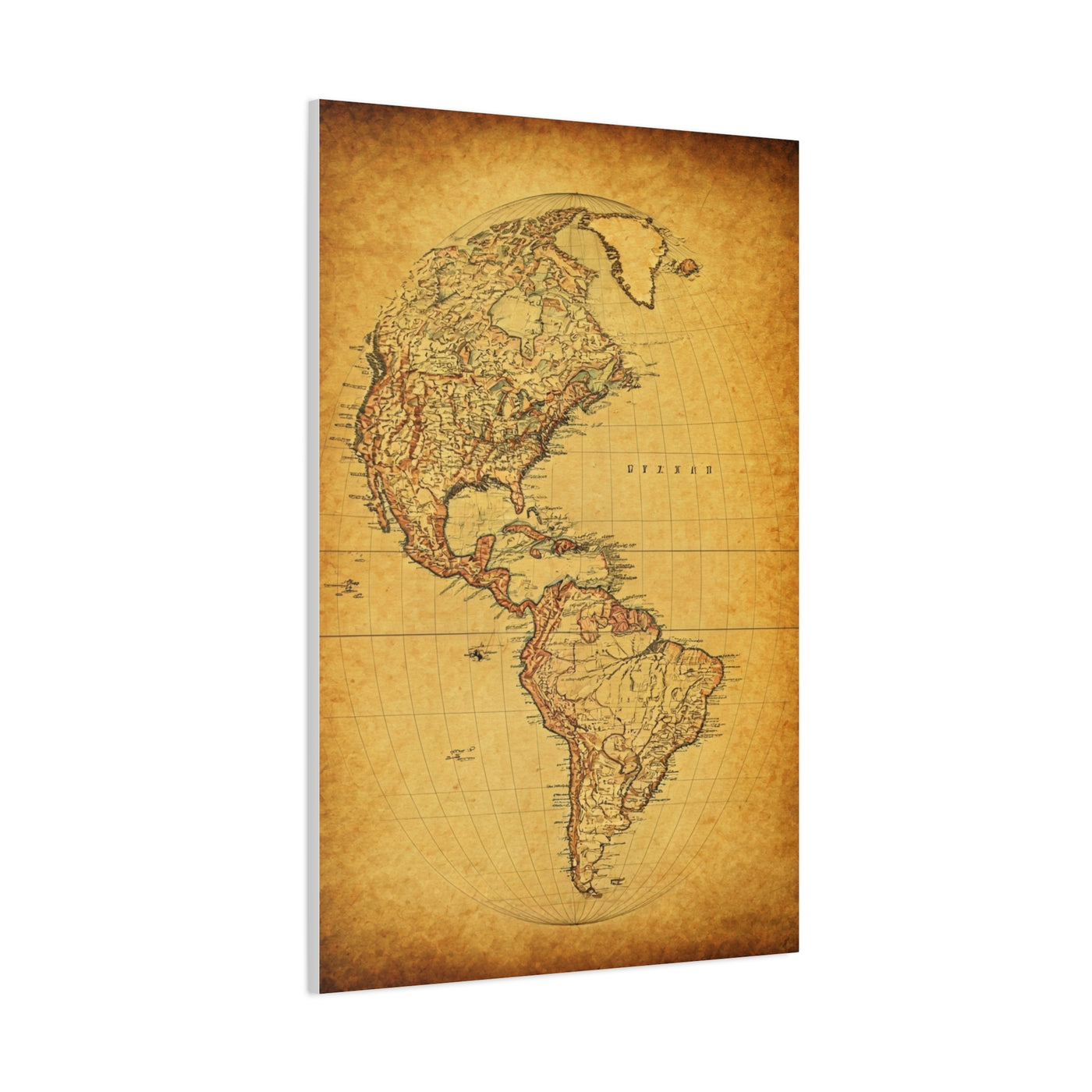 Nautical Ship Map Antique Wall Art & Canvas Prints