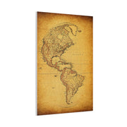 Nautical Ship Map Antique Wall Art & Canvas Prints