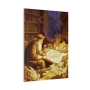 Leonardo da Vinci Working in His Workshop Wall Art & Canvas Print