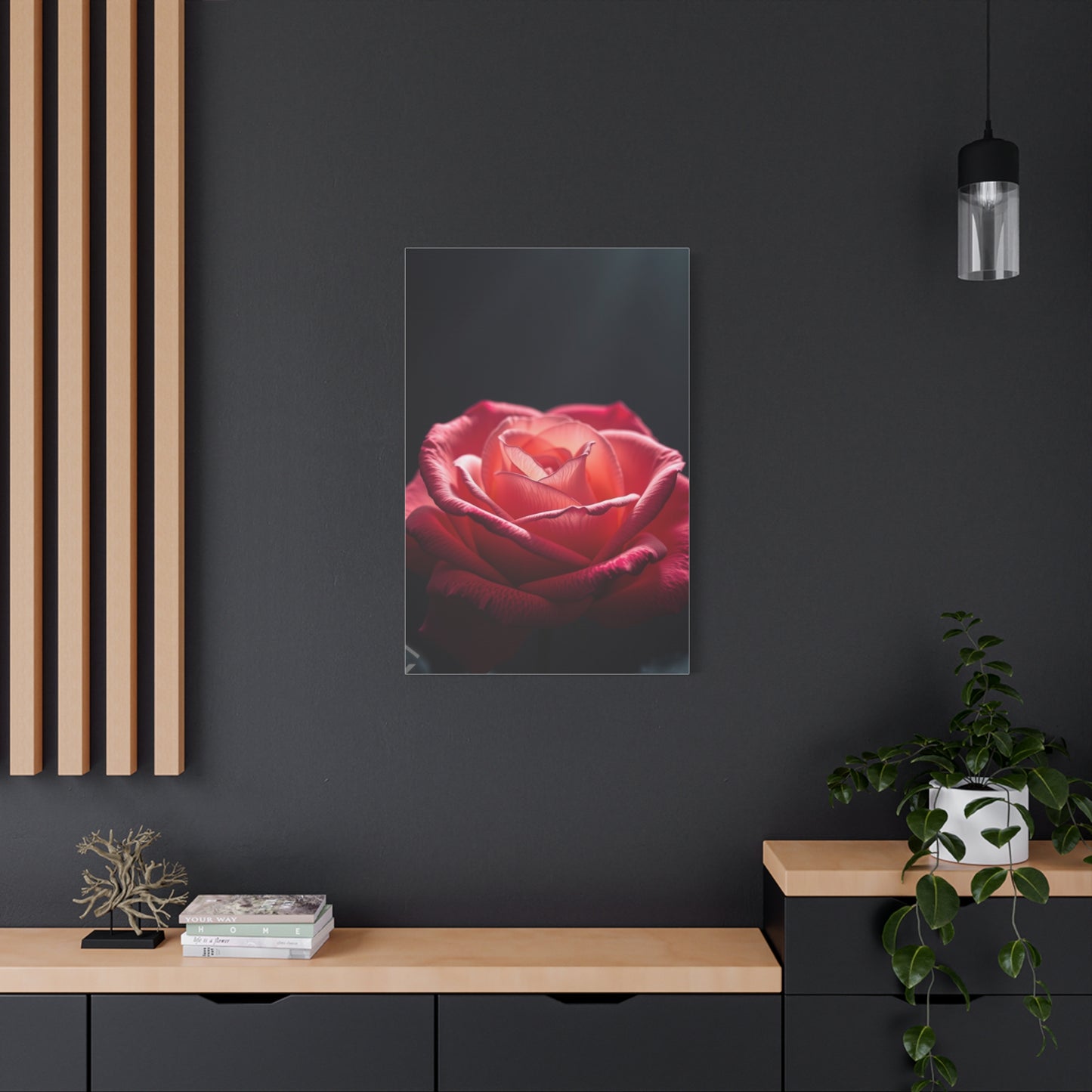Rose Flower Art Supreme Canvas Wall Art & Canvas Print