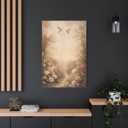 1 Corinthians 13 Dove Garden Scripture Wall Art & Canvas Print