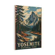 Vintage Yosemite National Park Poster Wall Art & Canvas Print