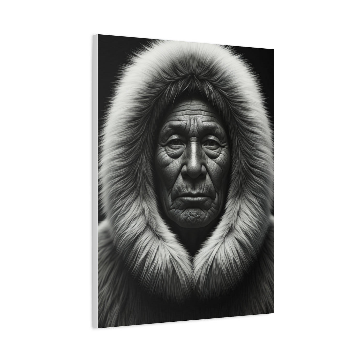 Wisdom of the Ancestors Black & White Portrait Wall Art & Canvas Prints