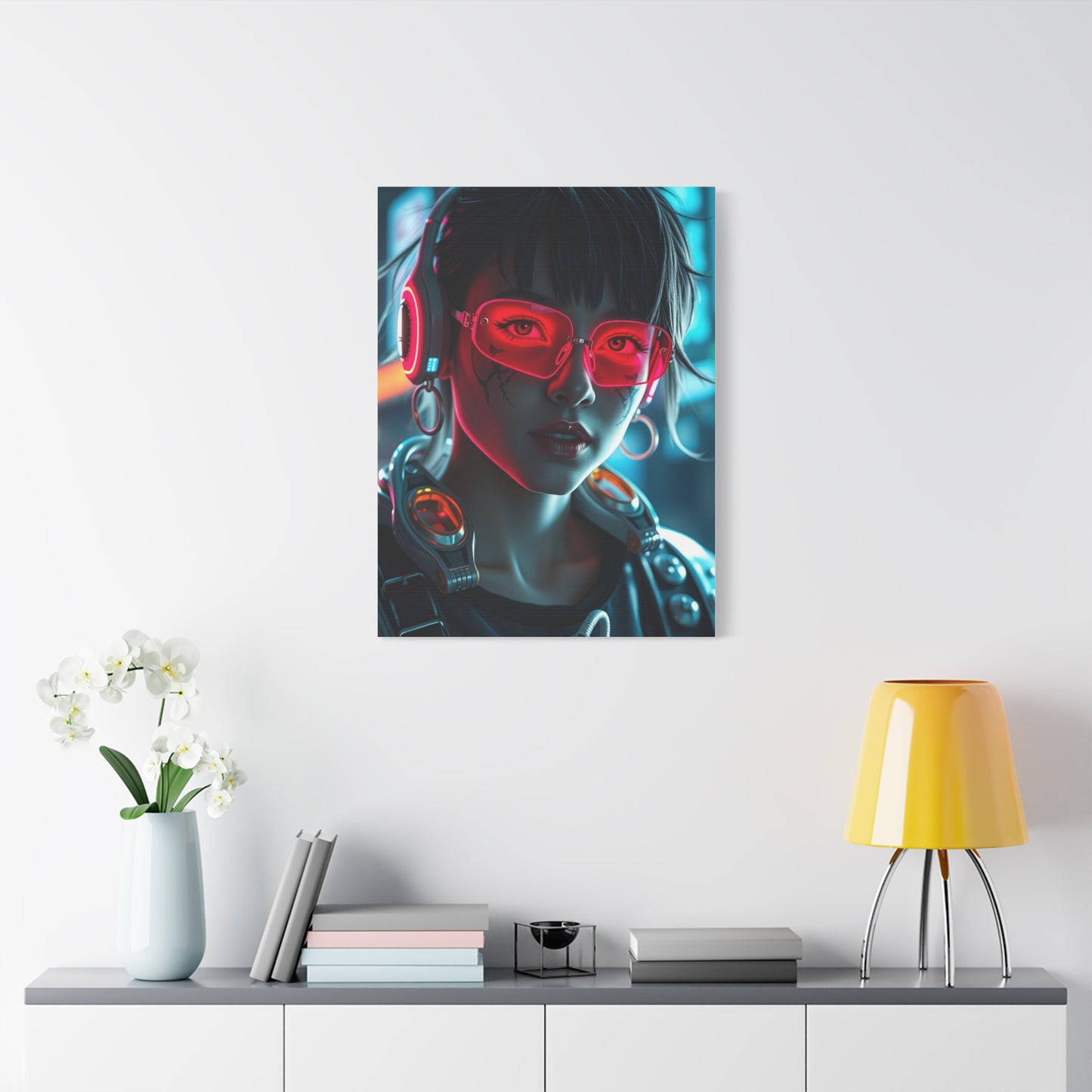 Vision Cyberpunk Art Art Wall Art & Canvas Print