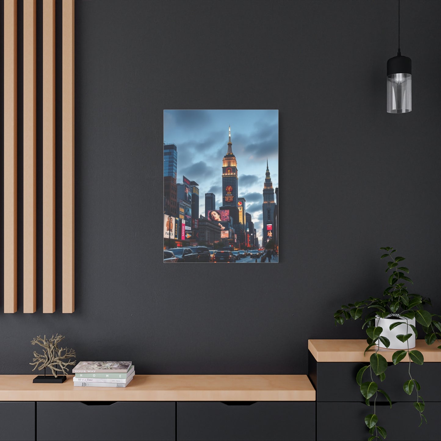 Concrete Jungle Elegance Wall Art & Canvas Print