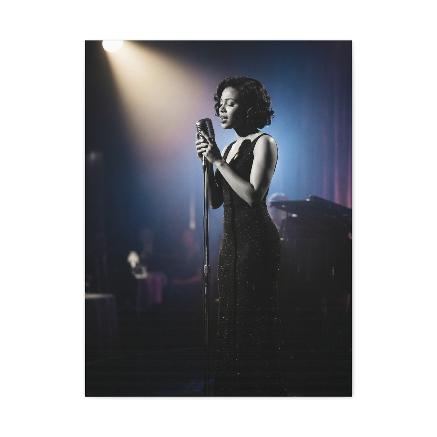 Ambient Turntable Night Mood Wall Art & Canvas Print