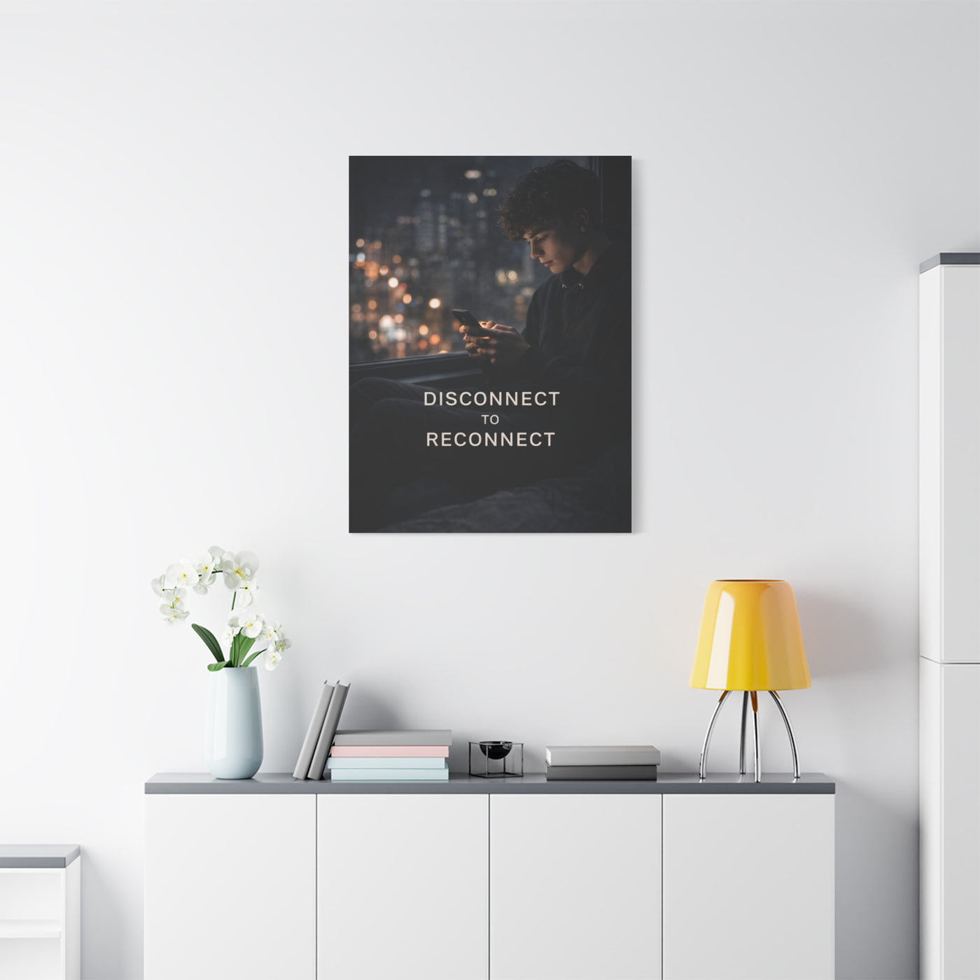 Disconnect to Reconnect Wall Art & Canvas Print