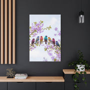 Spring Blossom Birds Composition Wall Art & Canvas Print