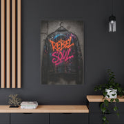 Rebel Soul Leather Graffiti Street Wall Art & Canvas Print